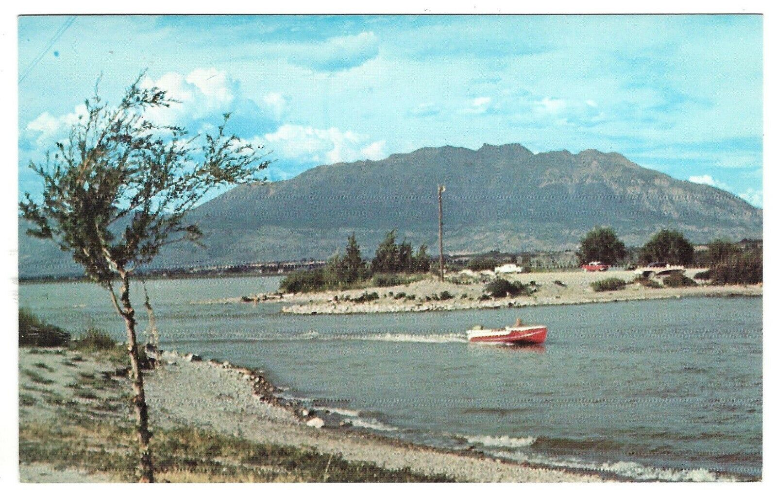 The Provo Boat Harbor on Utah Lake, Utah County, c1950\'s/1960\'s Unused Postcard