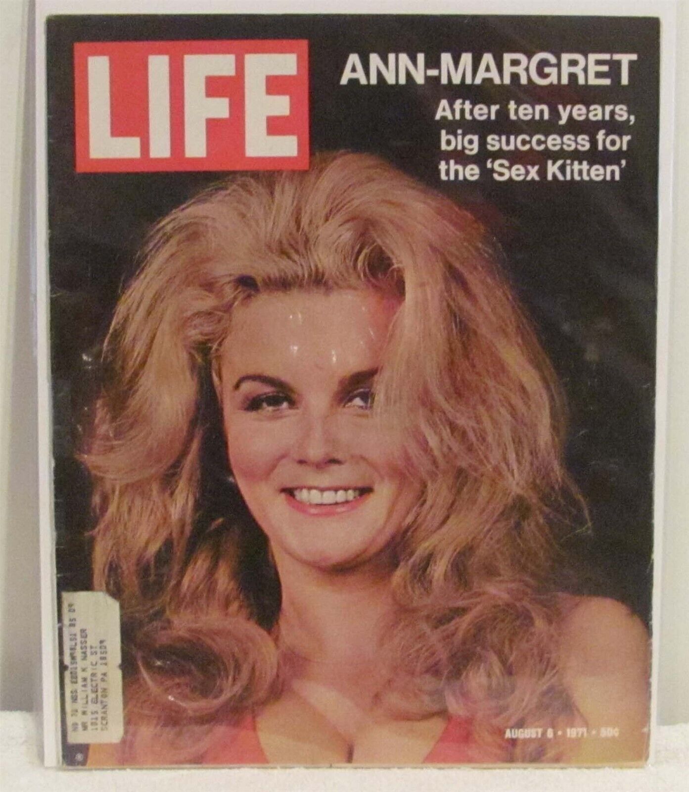 Life Magazine August 6th, 1971 (Ann-Margret)