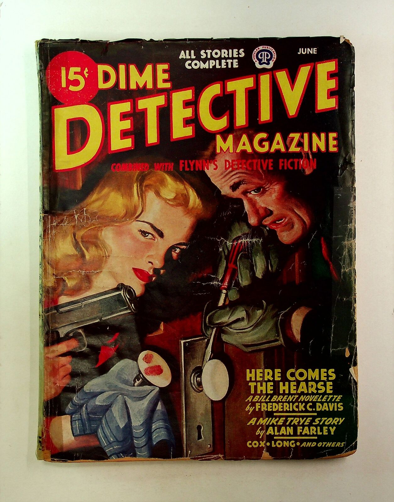 Dime Detective Magazine Pulp Jun 1946 Vol. 51 #3 GD