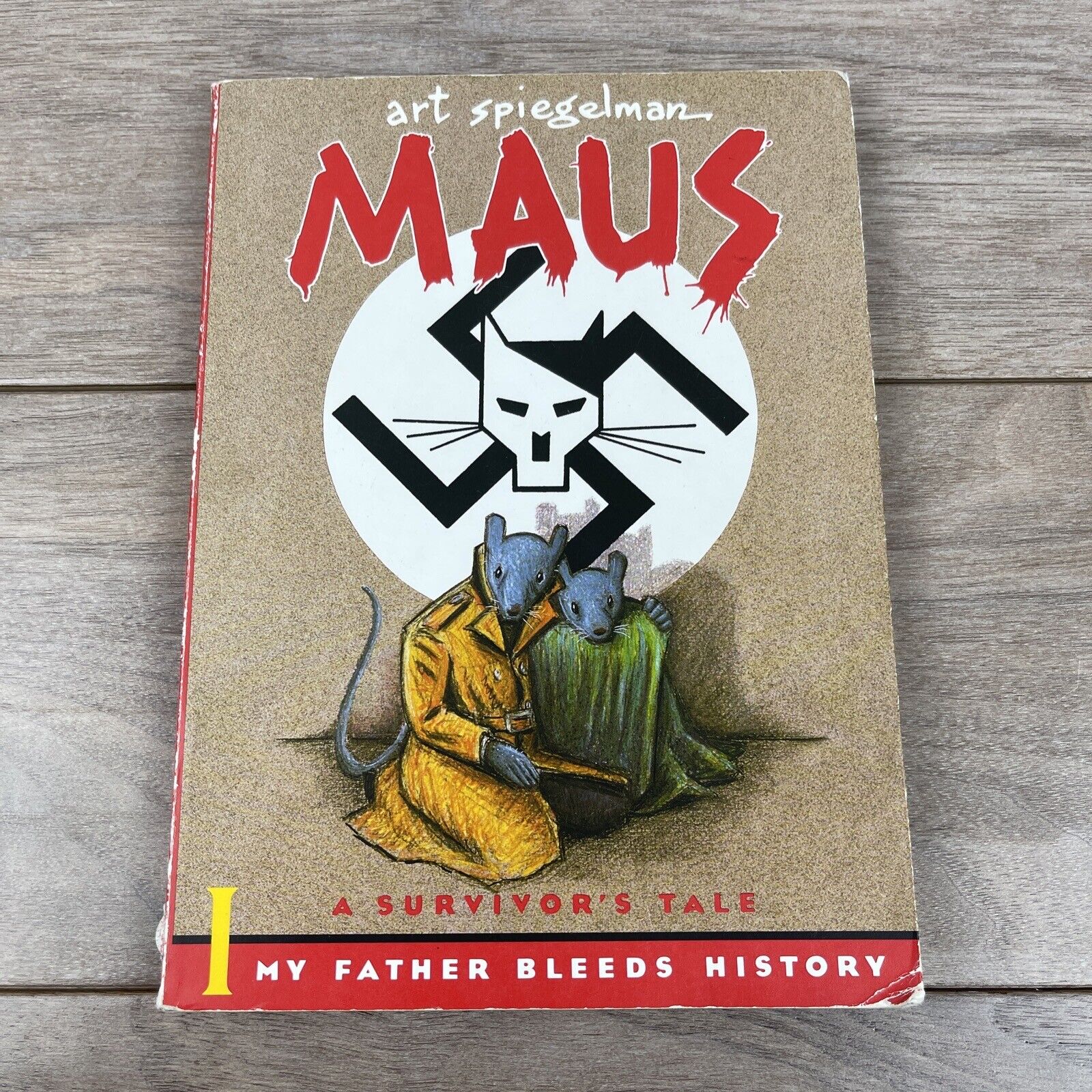 Maus A Survivor’s Tale Graphic Novel Book Art Spiegelman 1986