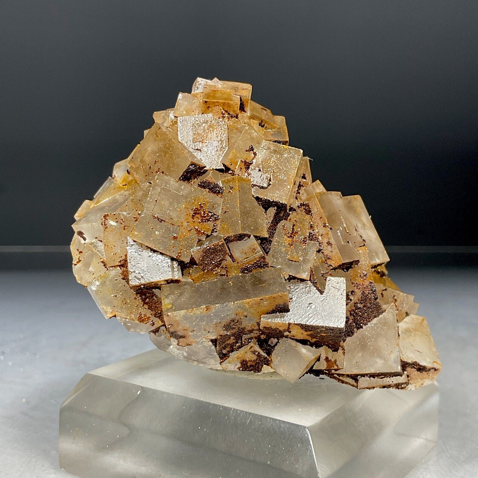 SS Rocks - Fluorite on Barite (Boulder Hill Mine, Douglas Co, Nevada) 151g