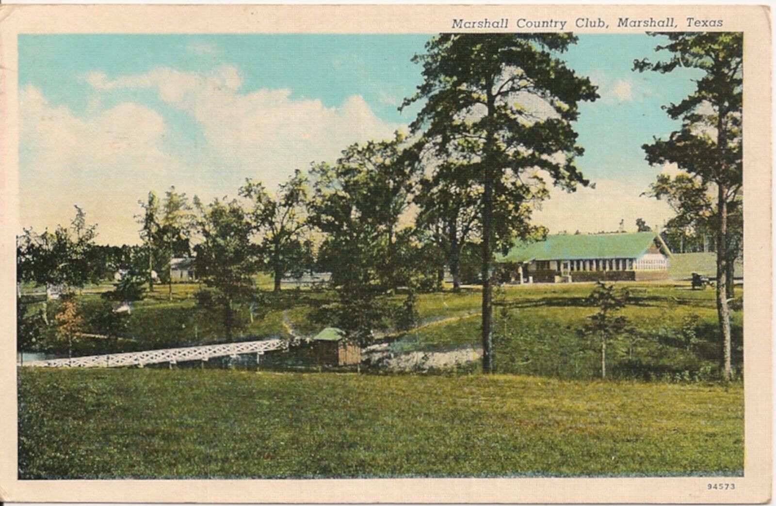 Marshall Country Club Marshall Texas Postcard