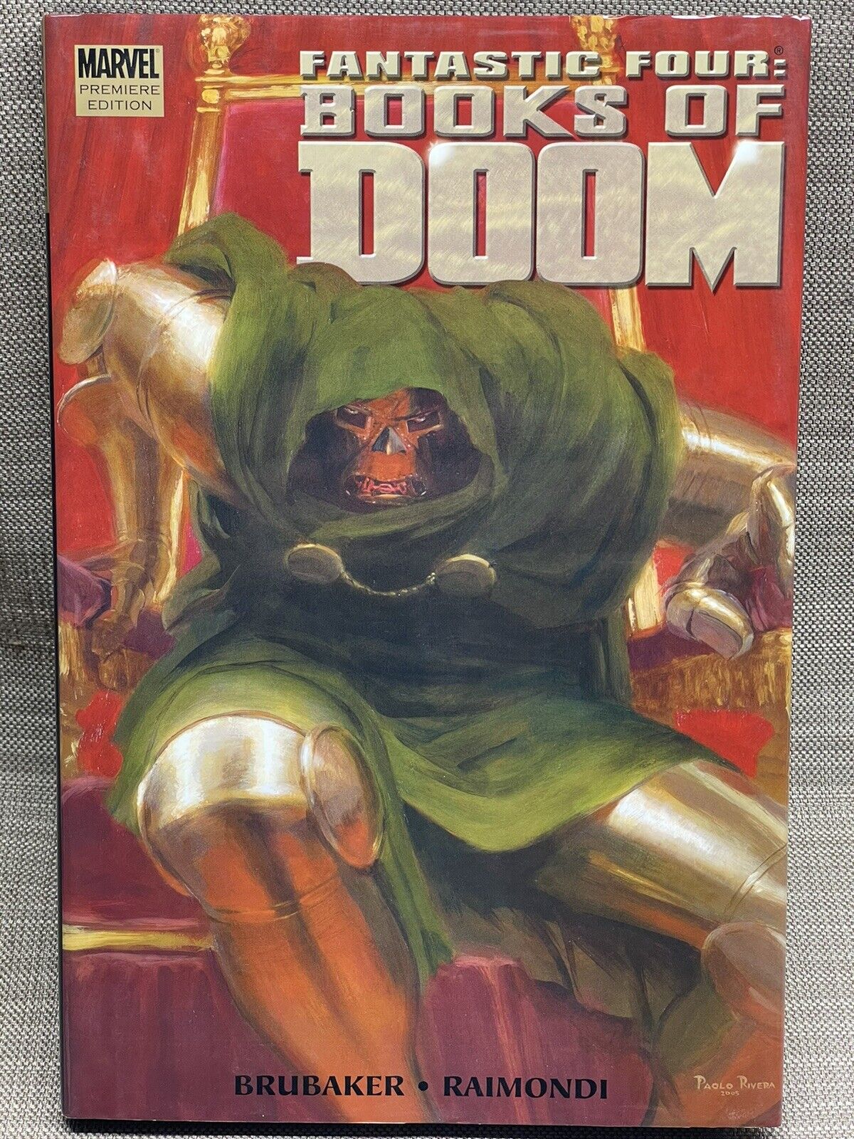 FANTASTIC FOUR: BOOKS OF DOOM  (Marvel 2006 Hardcover HC ~ Brubaker / Raimondi)