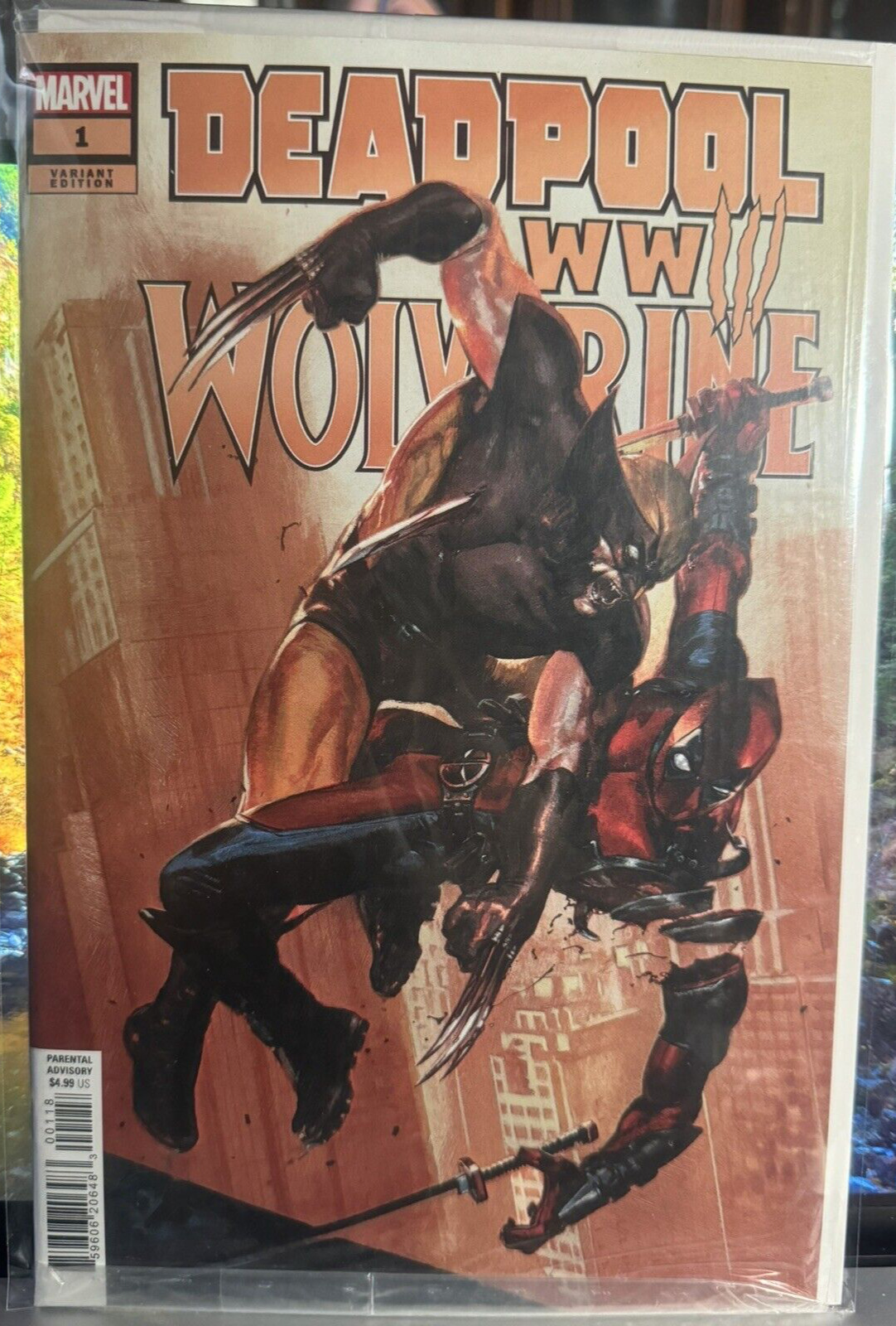 DEADPOOL WOLVERINE WWIII #1 DELL\'OTTO  Surprise 1 Per Store Variant Poly bagged