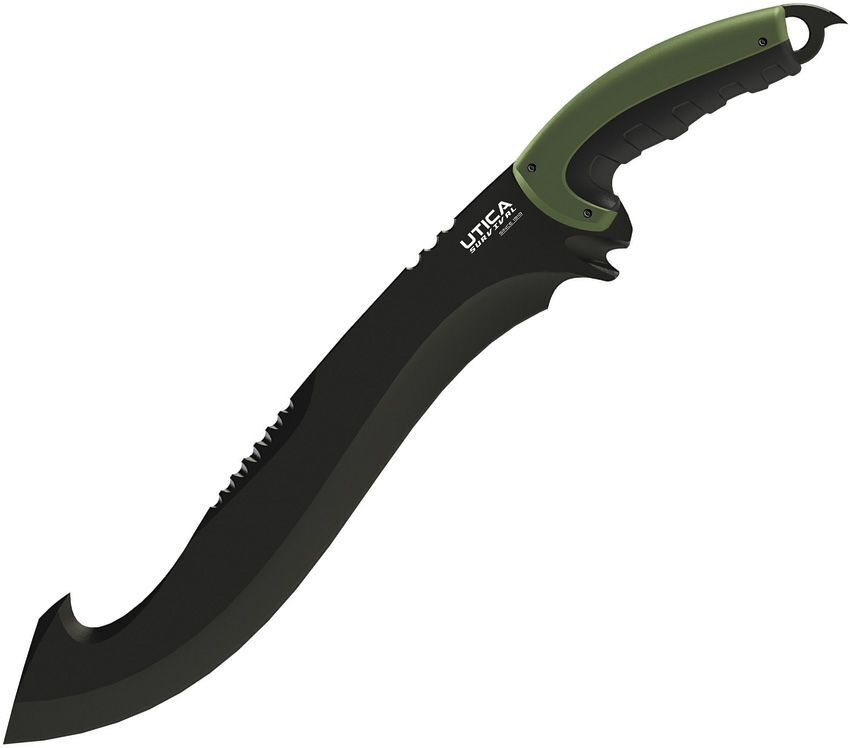 Utica Timber Tamer II Machete 8Cr13MoV Steel Guthook Blade Synthetic - 91-1306CP