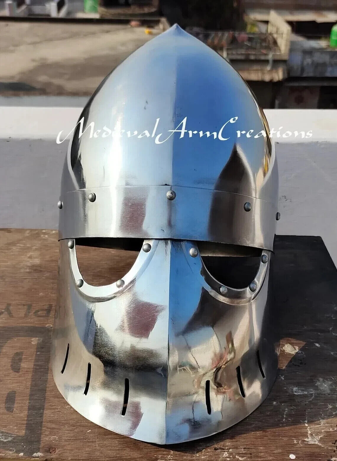 Medieval Phrygian Helmet Greek helmet Larp Armor Reenactment Christmas
