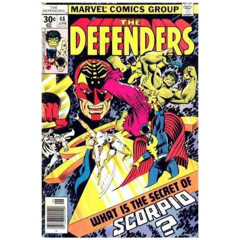 Defenders (1972 series) #48 in Very Fine minus condition. Marvel comics [h\'