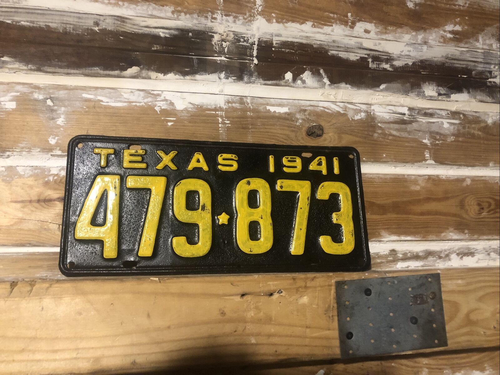 Texas license plates 1941 479 873