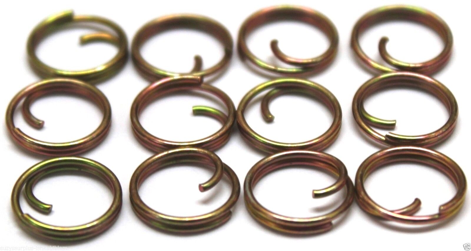 mil-spec 7/16in 13mm zinc uniform button rings fasteners no sew lot of 12 B115