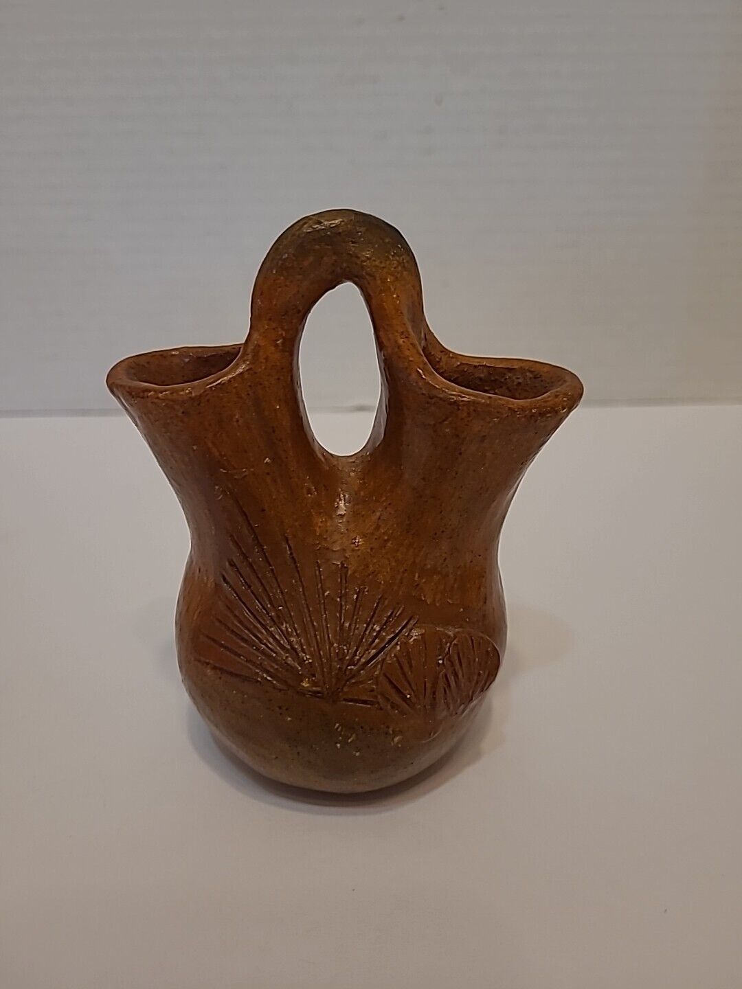 Native American Terracotta Cay Wedding Vase