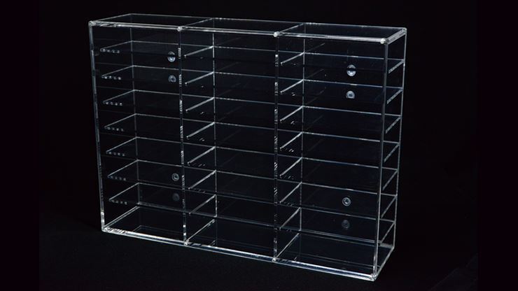 Carat XDR24L Deck Rack (24 Decks) with Lid, Great Gift For Card Collectors