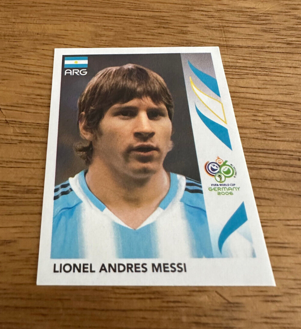 #185 - 2006 PANINI CUP GERMANY - Lionel MESSI Rookie