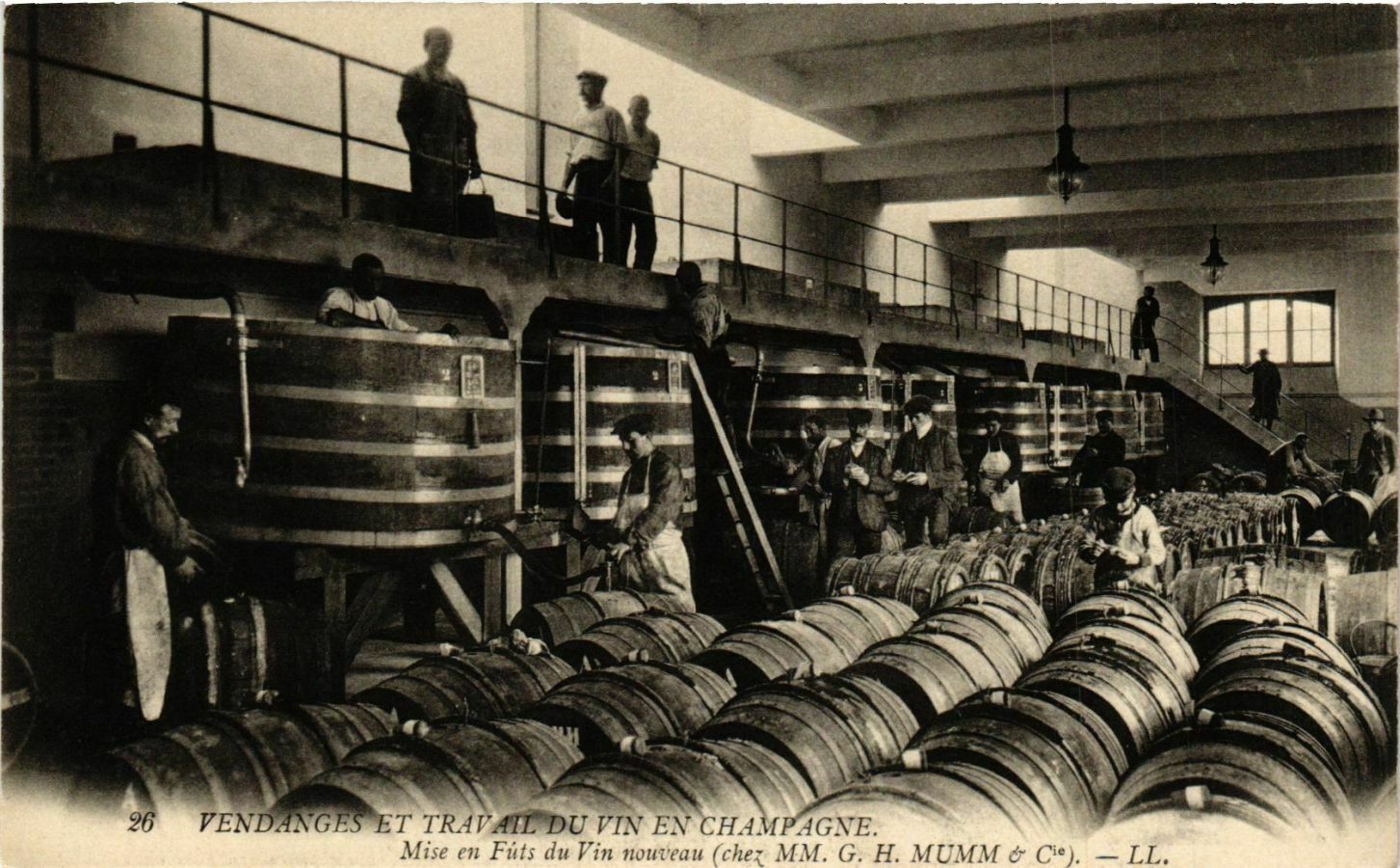 CPA G.H.MUMM Vendages et Travail du Vin in Champagne. Futtering (574807)