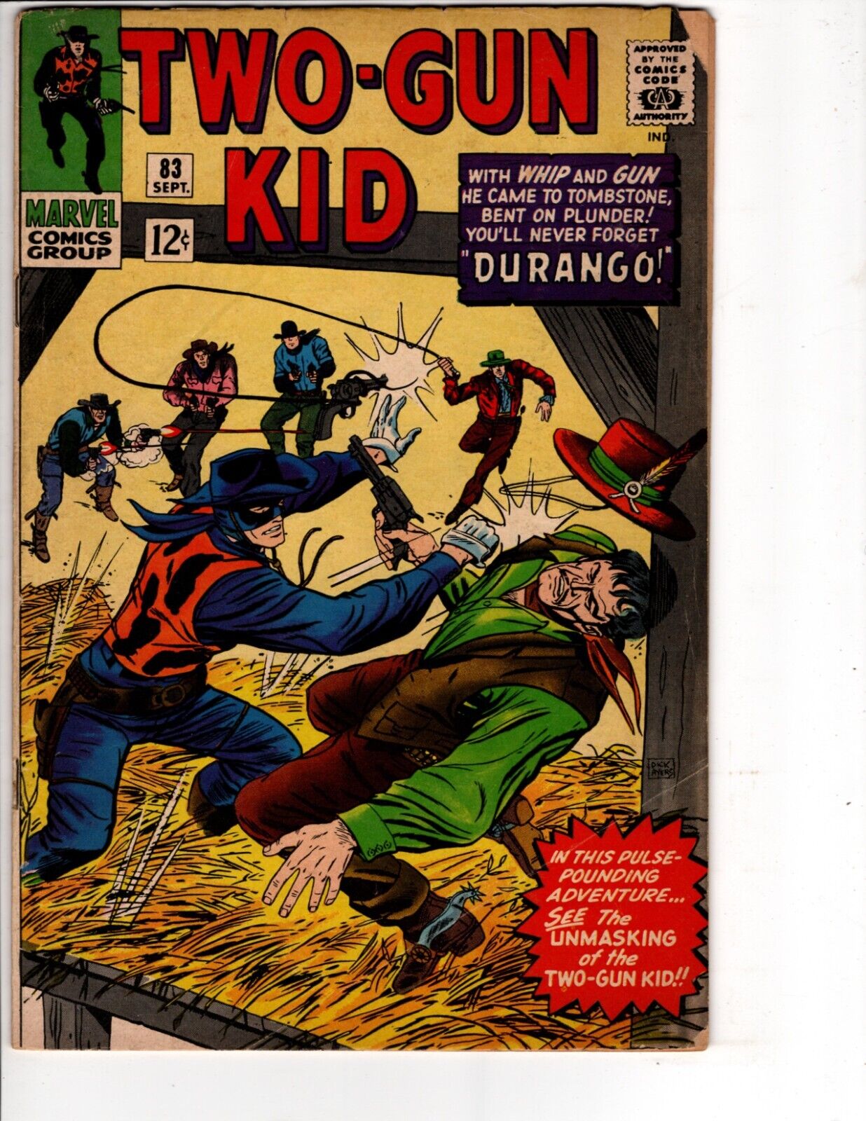 Two-Gun Kid #83 Western Comic Book Marvel 1966 Stan Lee / Dick Ayers VG
