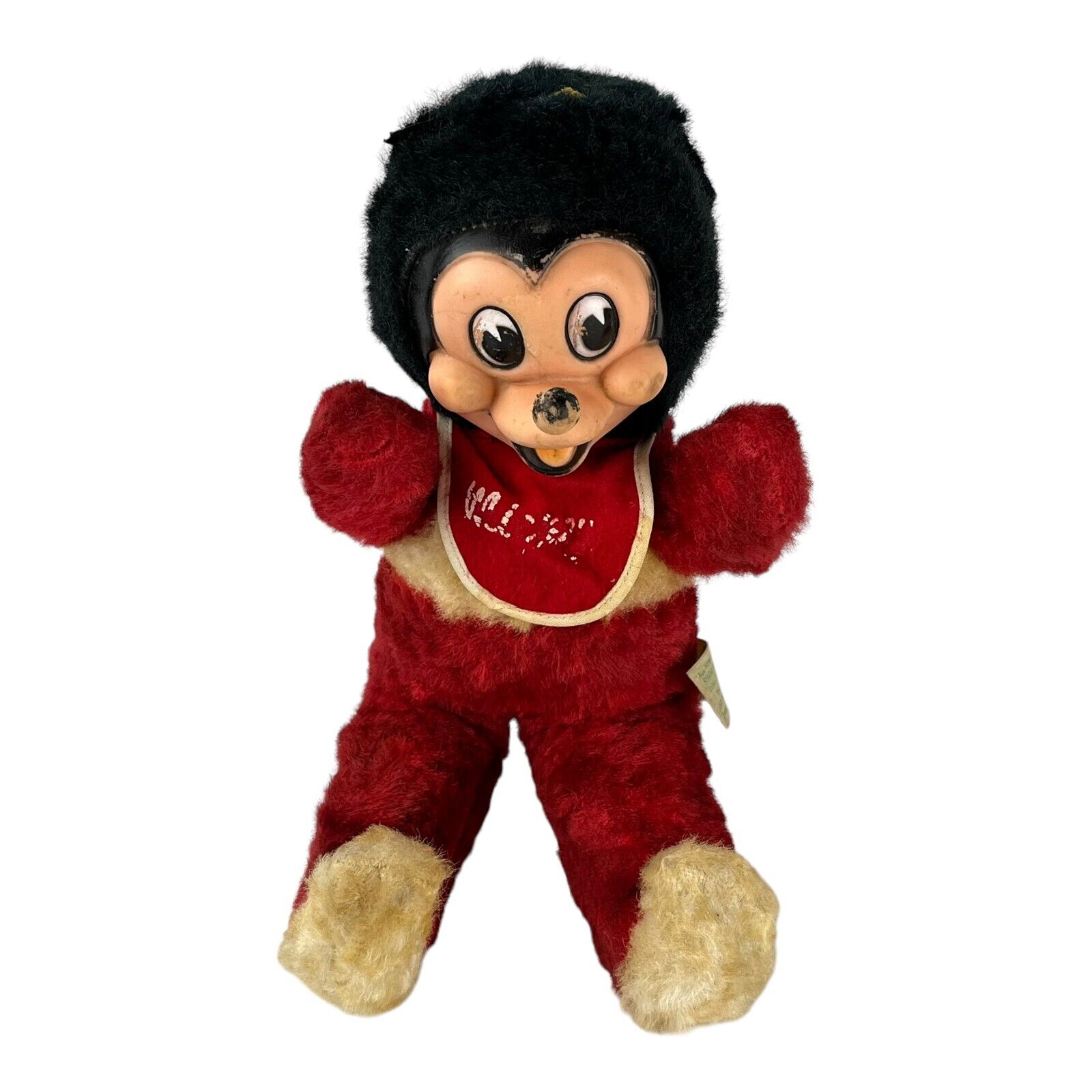 Gund J. Swedlin Baby Mickey Mouse Vintage Rubber Face Disney Stuffed Animal