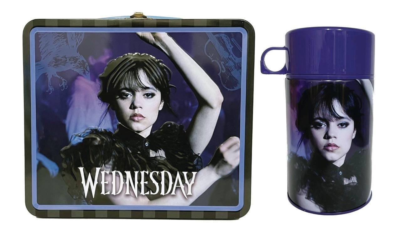 Tin Titans Wednesday Dance Previews Exclusive Lunchbox Tote & Beverage Container