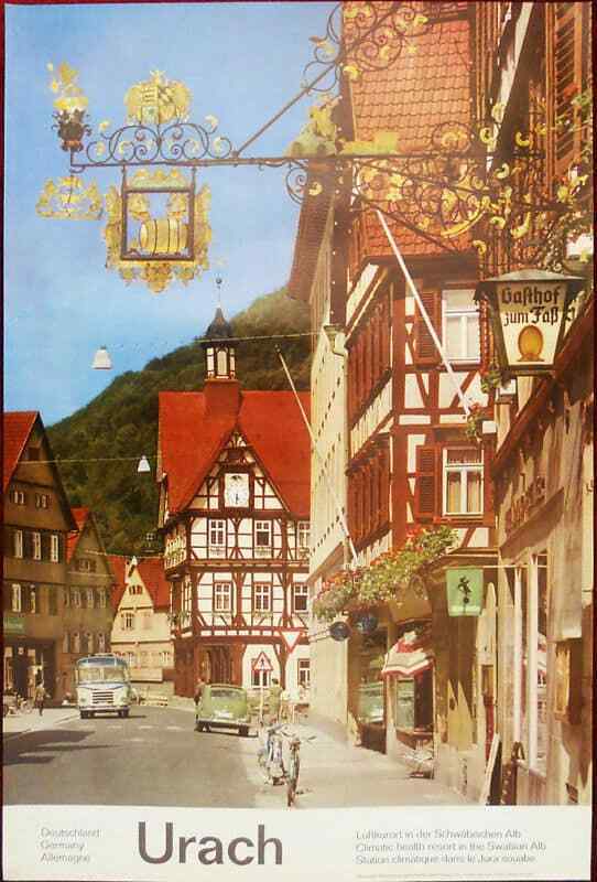 Original Poster Germany Deutschland Allemagne Urach