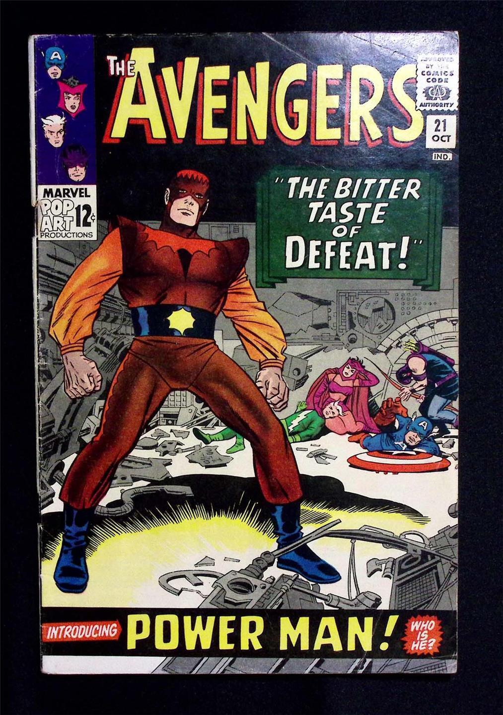 Avengers #21 Oct 1965-1st Appearance Power Man Erik Josten Don Heck Wally Wood