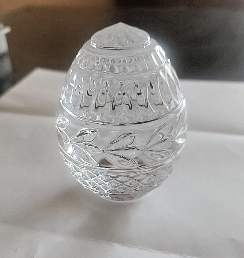 The Franklin Mint Treasury of Eggs Cut Crystal Egg