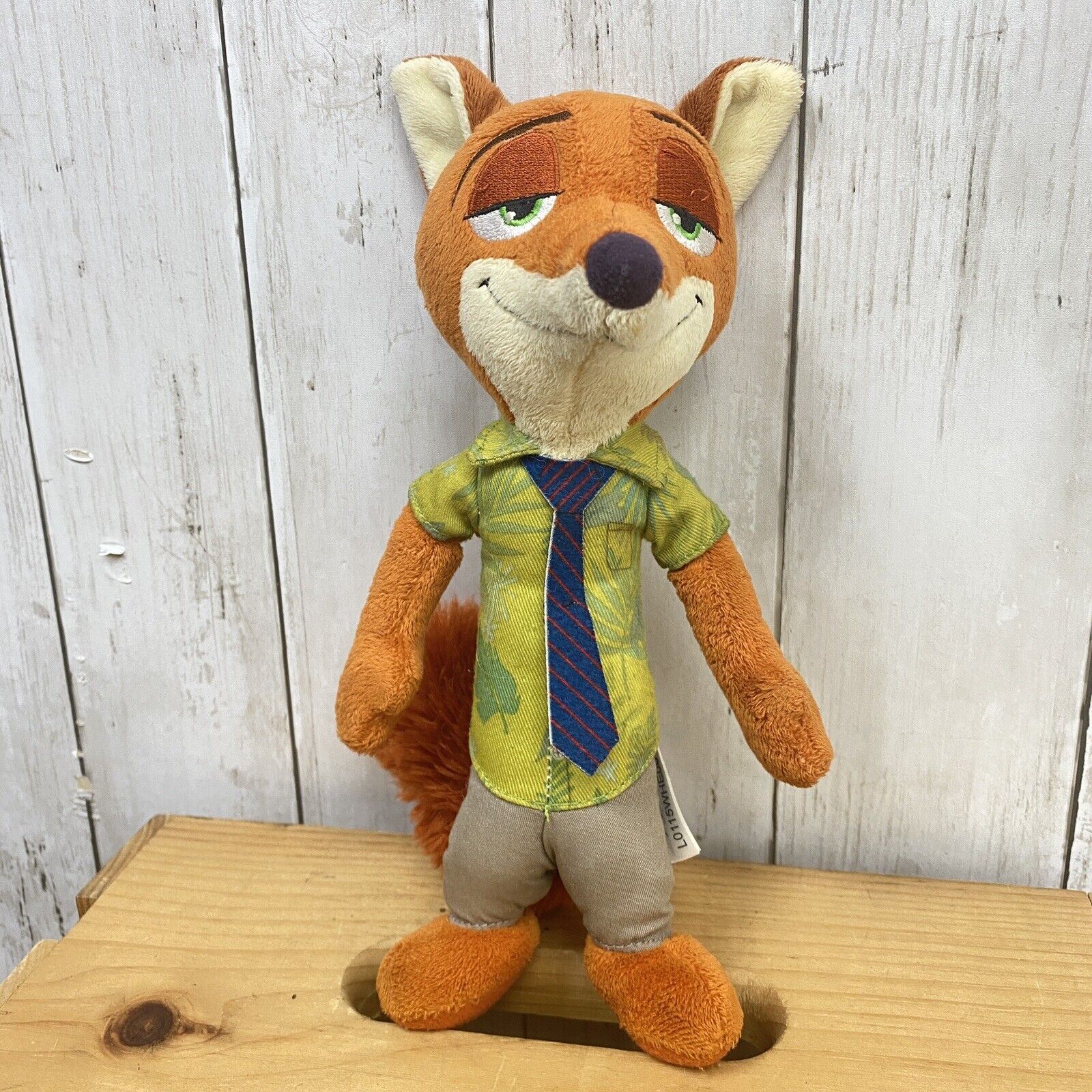 Tomy Authentic Zootopia 10” Nick Wilde Plush Fox Stuffed Animal Doll Toy