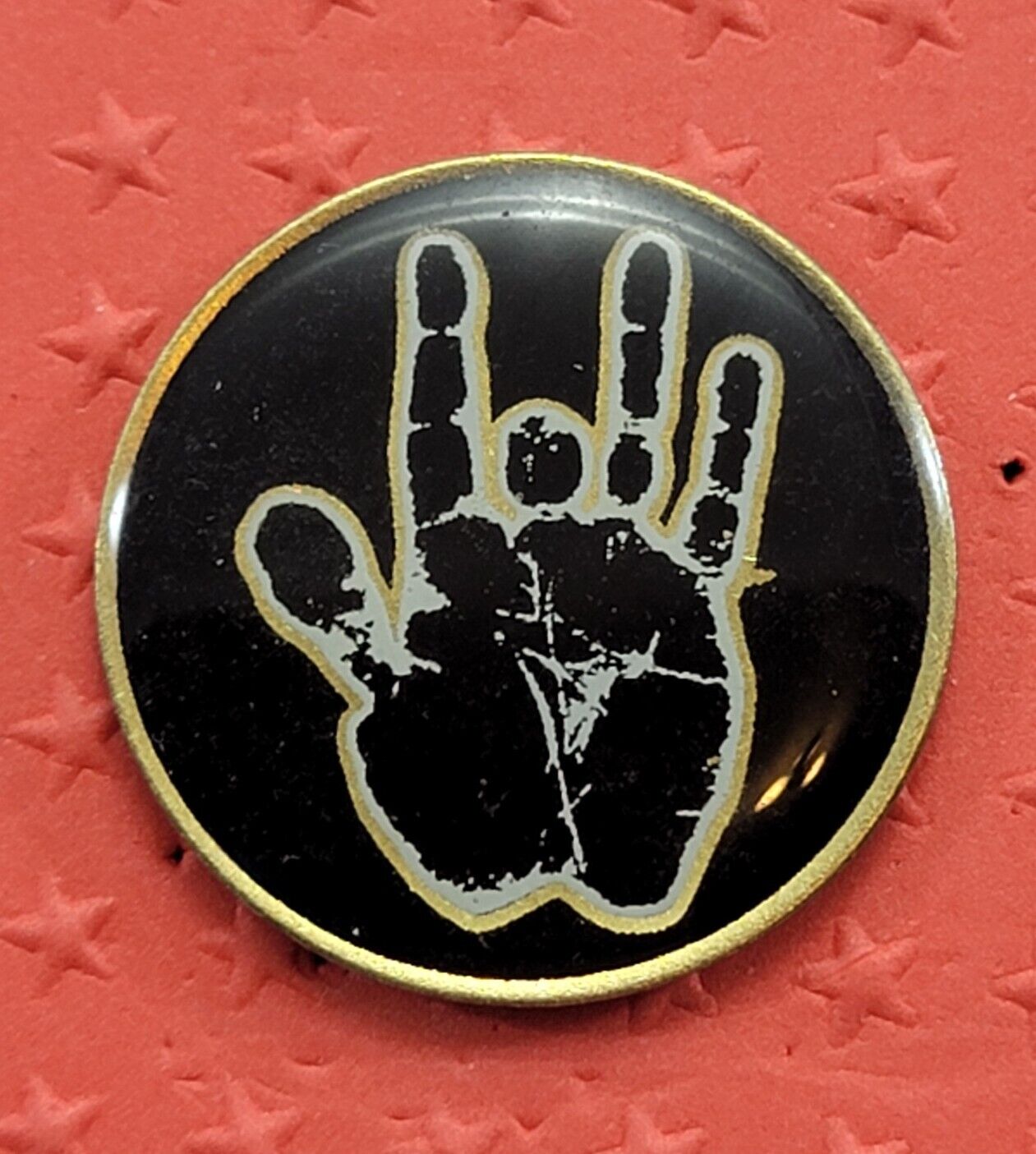 Greatful Dead Hand Pin Jerry Garcia Rock & Roll