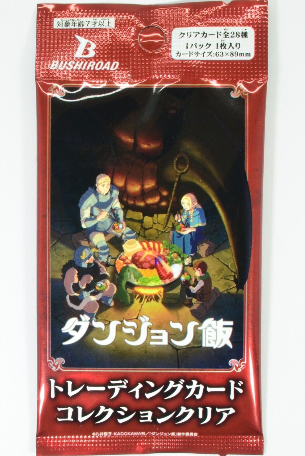 Anime Delicious in Dungeon Meshi Trading Card Collection Clear Genuine Japan