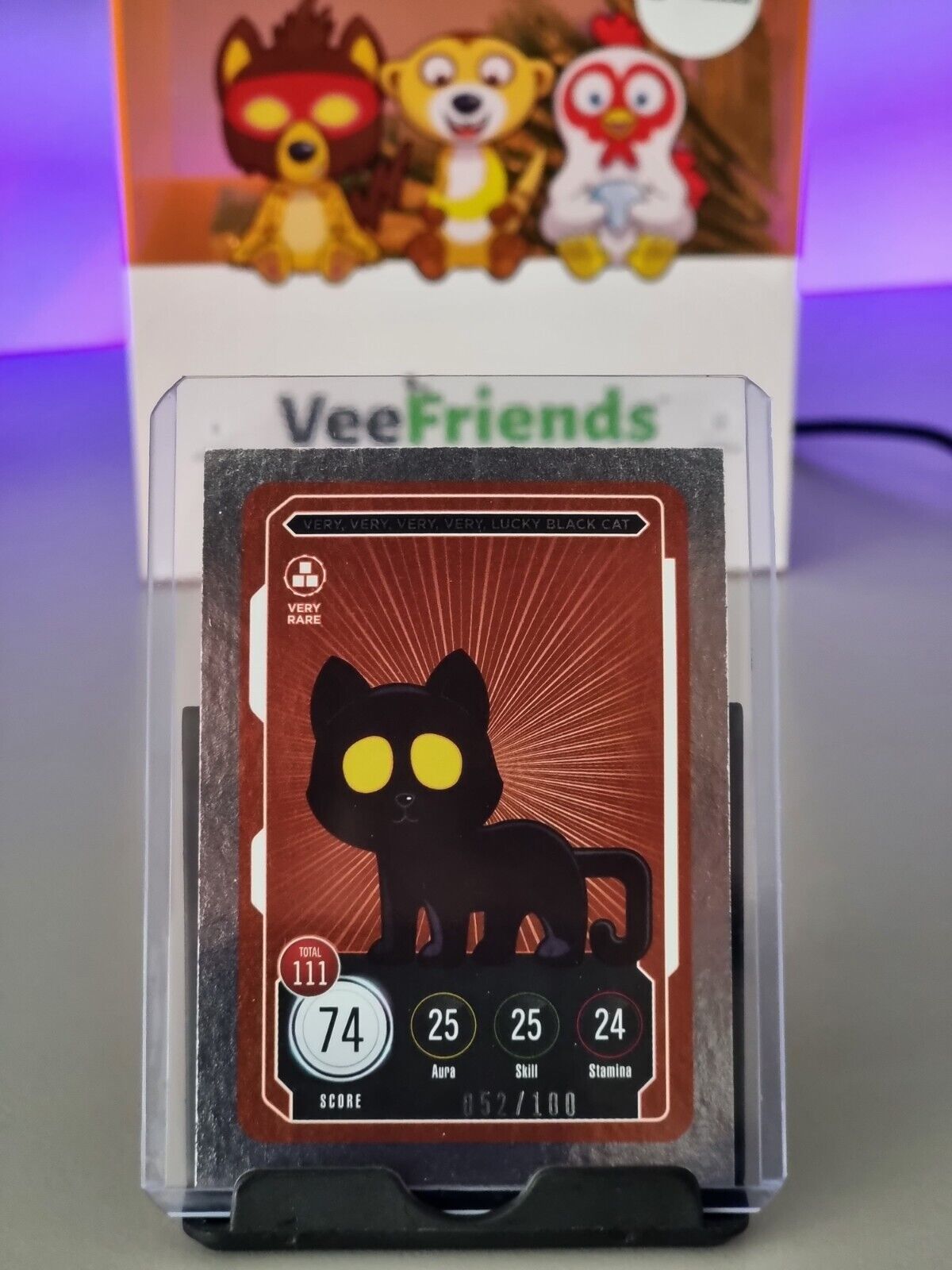 Very Very Very Very Lucky Black Cat - Very Rare - Veefriends Compete and Collect