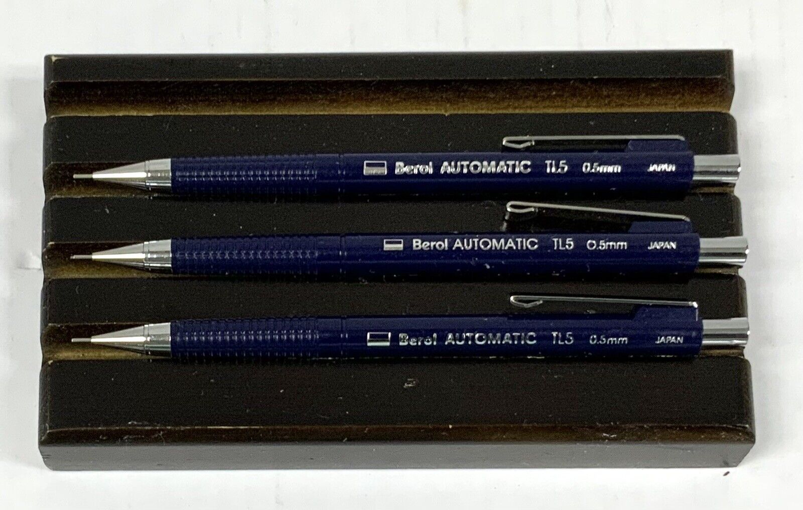 3 - Vintage Berol TL5 Drafting Mechanical Pencil 0.5mm Blue Automatic Japan
