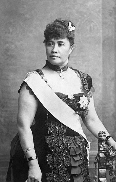Queen Liliuokalani Of Hawaii C1880 Old Photo 1