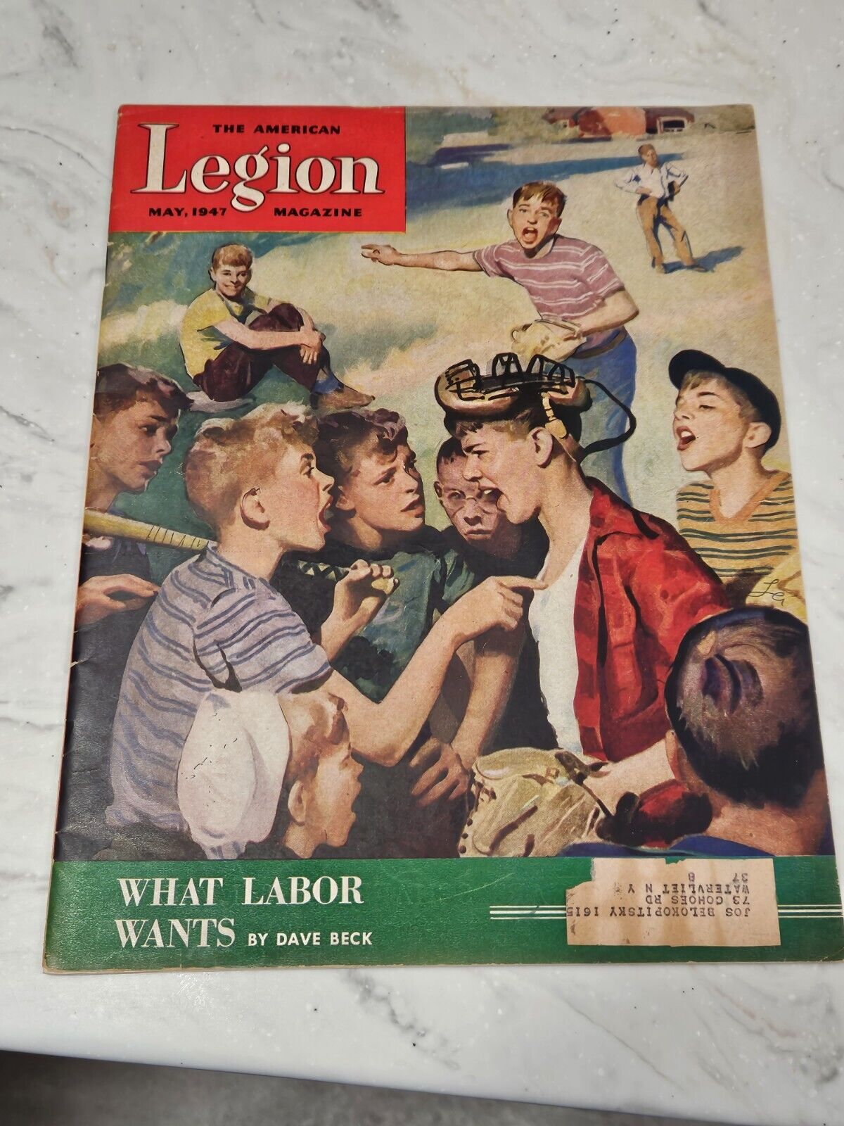 Vintage May 1947 The American Legion Magazine Complete Issue Very Good Condtion