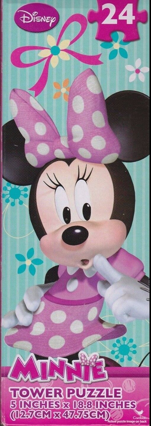 Minnie Mouse tower puzzle Disney 5 inch x 18.8 inches 12.7 cm x 47.7 Jigsaw I