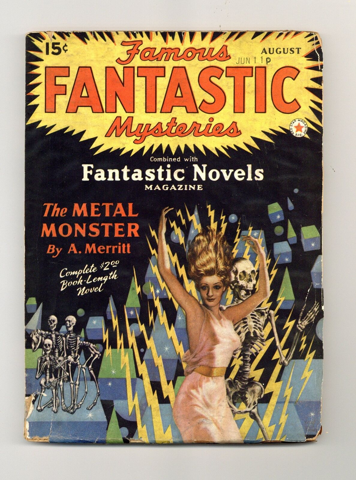 Famous Fantastic Mysteries Pulp Aug 1941 Vol. 3 #3 GD 2.0 Low Grade