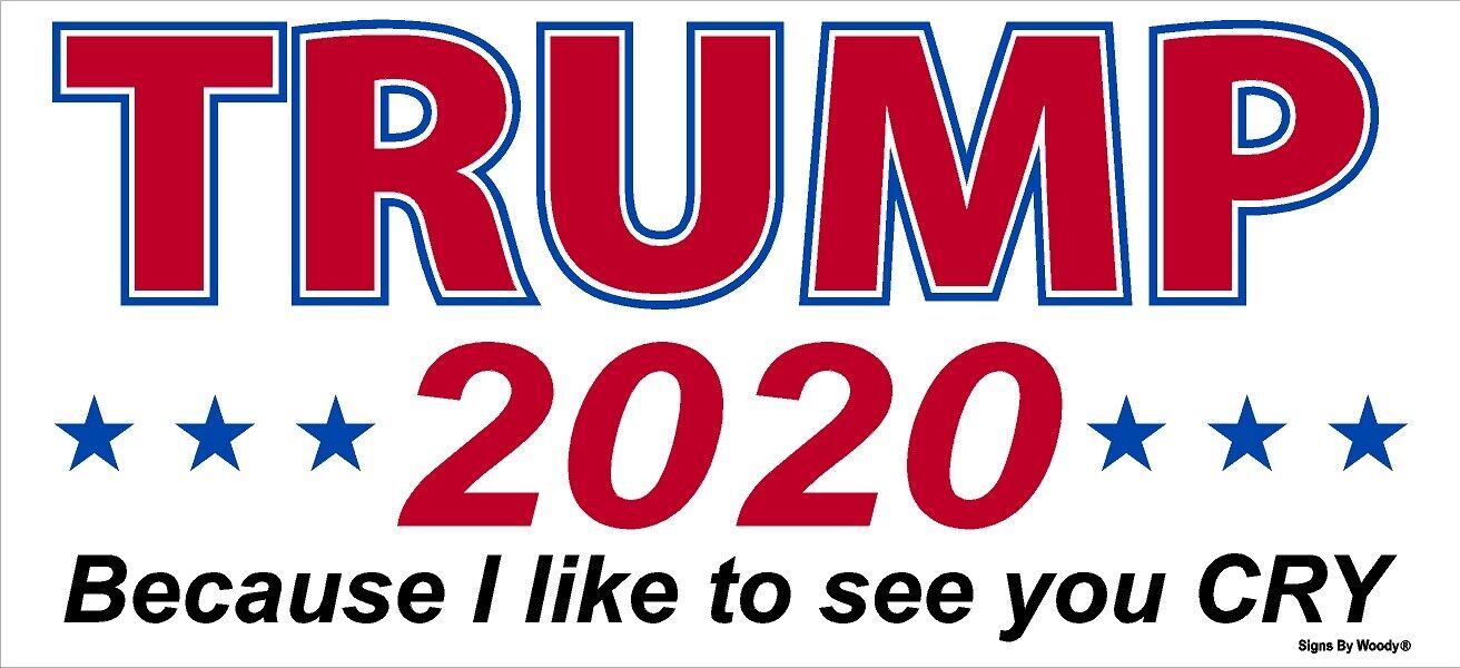 Pro Trump 2020 Anti Liberal Pro Conservative sticker decal
