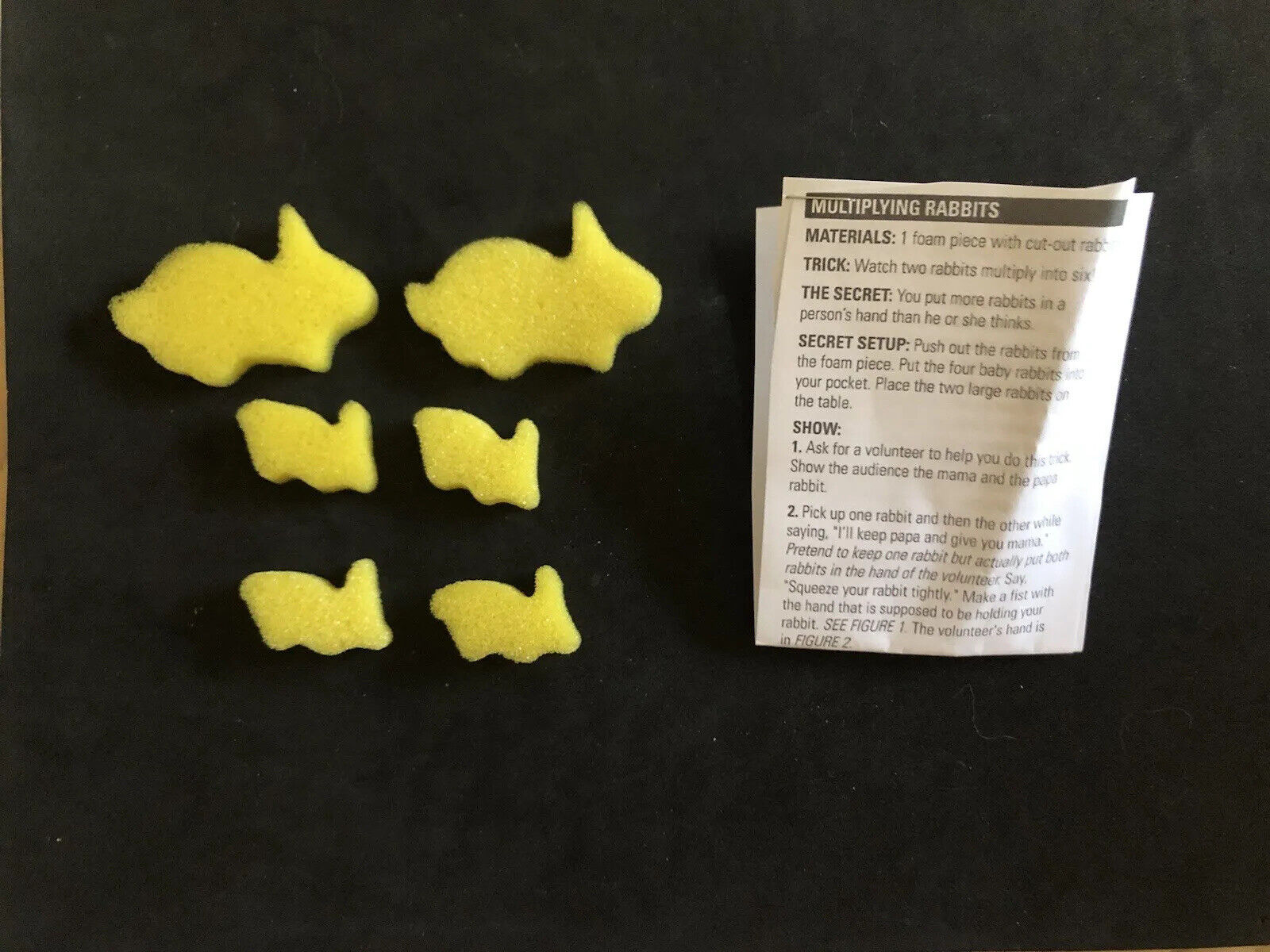 Multiplying Rabbits Magic Trick - New with Printed Instructions