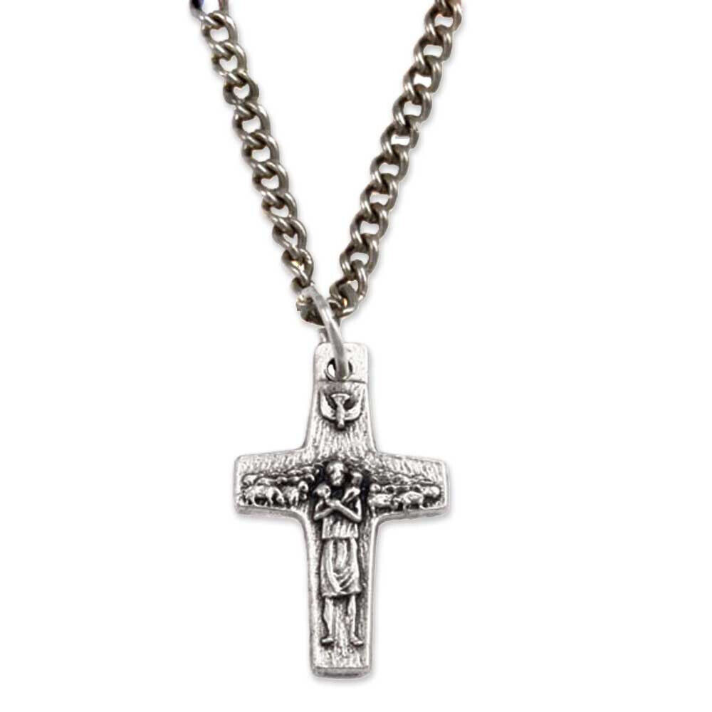 The Original Pope Francis Cross by Vedele with chain - 3/4 inch