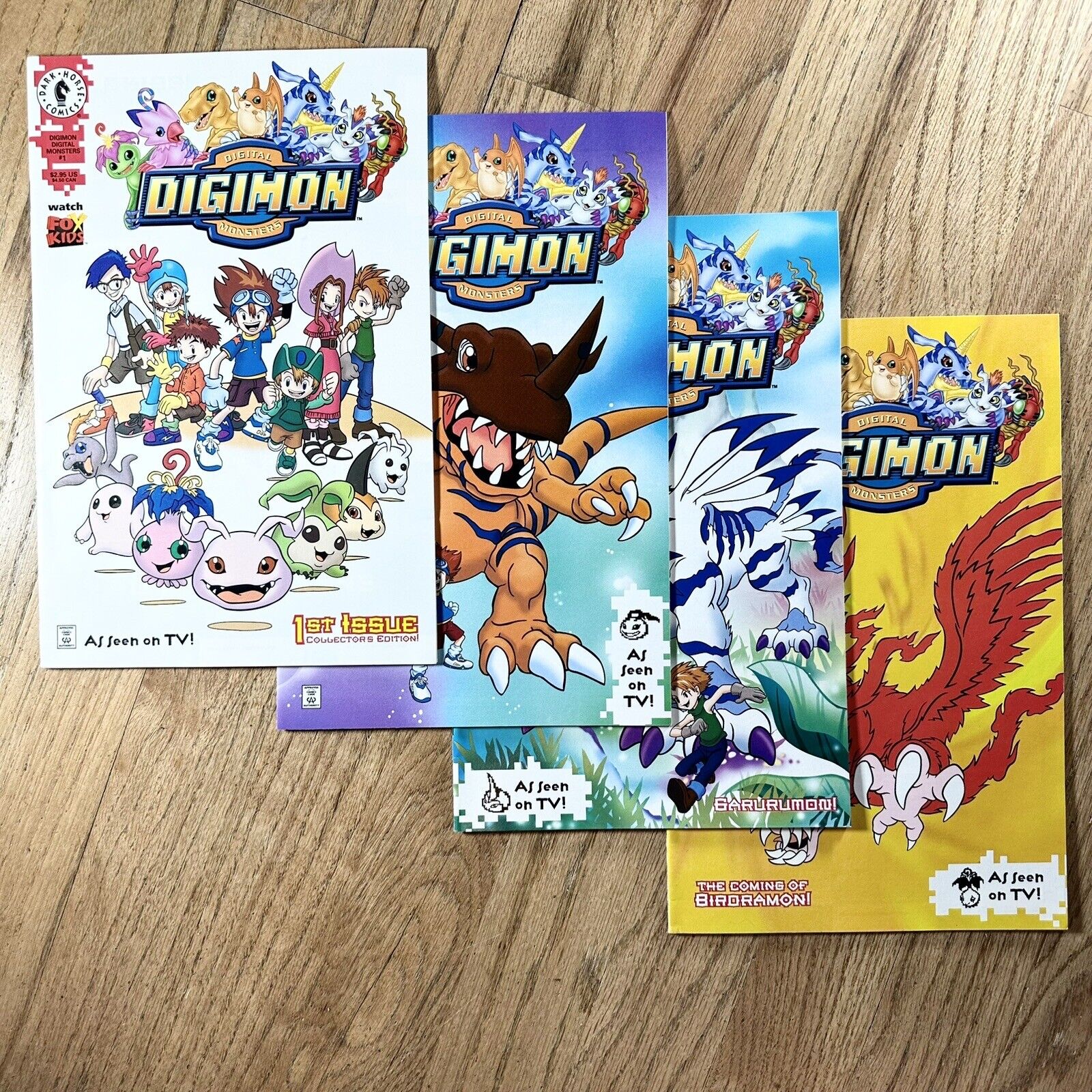 Digimon #1-4 HTF Multi-Pack Edition Comic Book Lot Dark Horse Comics 2000 VFNM