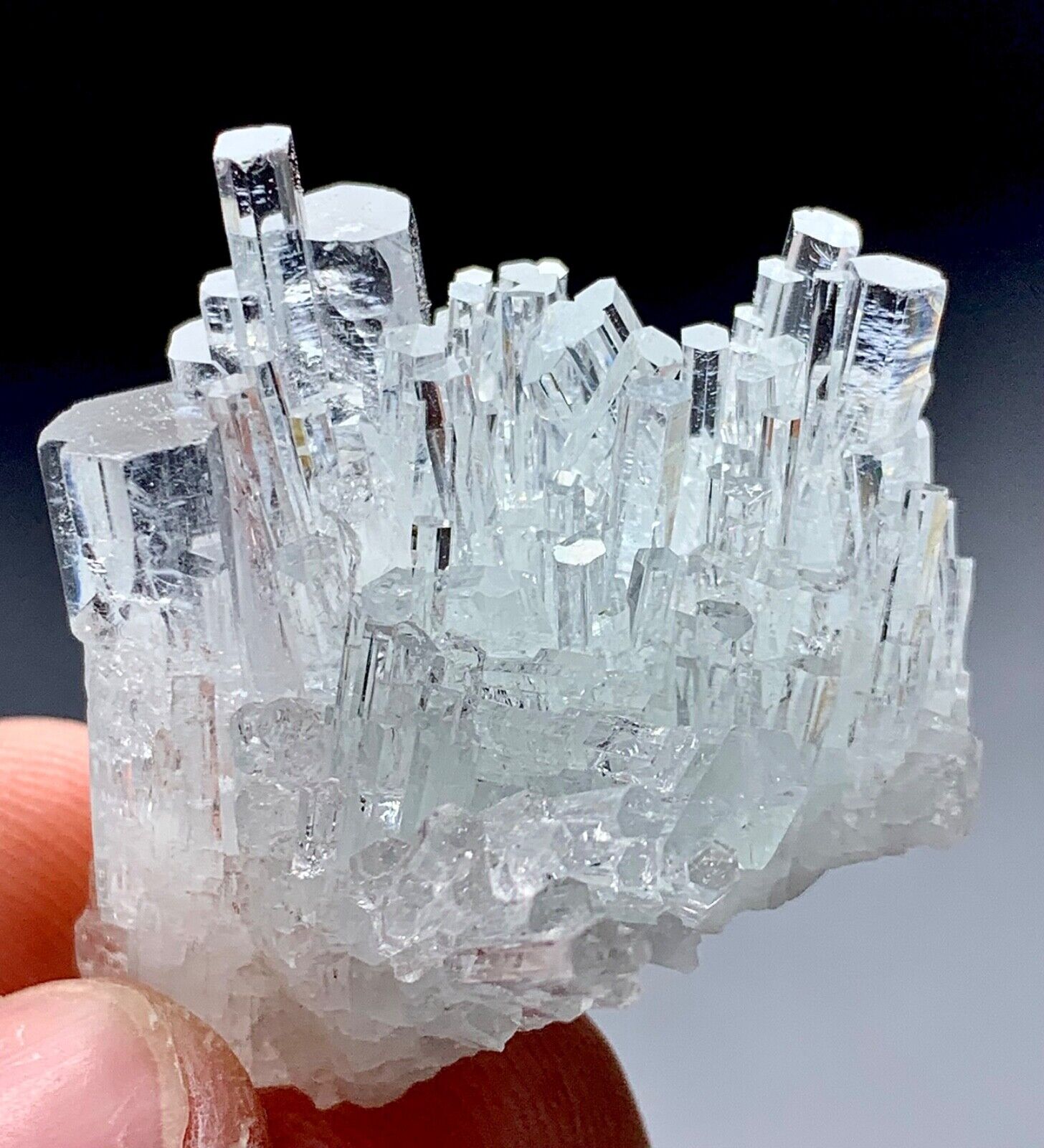 70 Carat Aquamarine Crystal Bunch From Skardu Pakistan