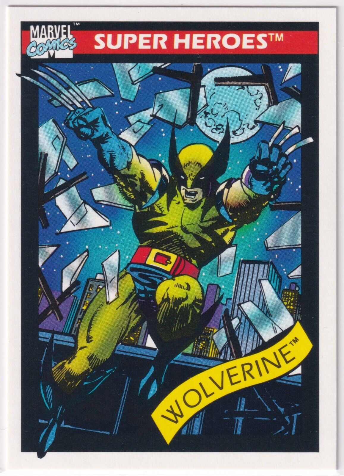 1990 Impel Marvel Universe #23 Wolverine X-Men