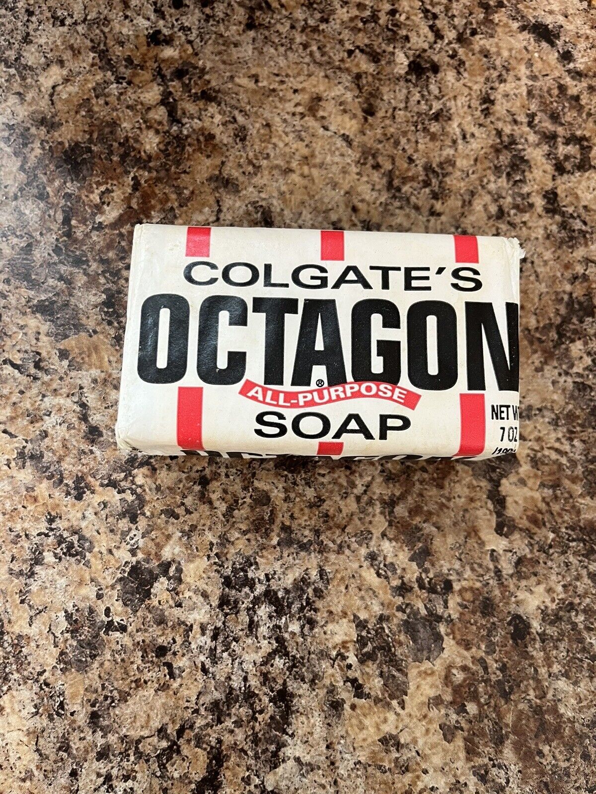 Vintage Colgate Octagon All Purpose Soap New Sealed 7 oz