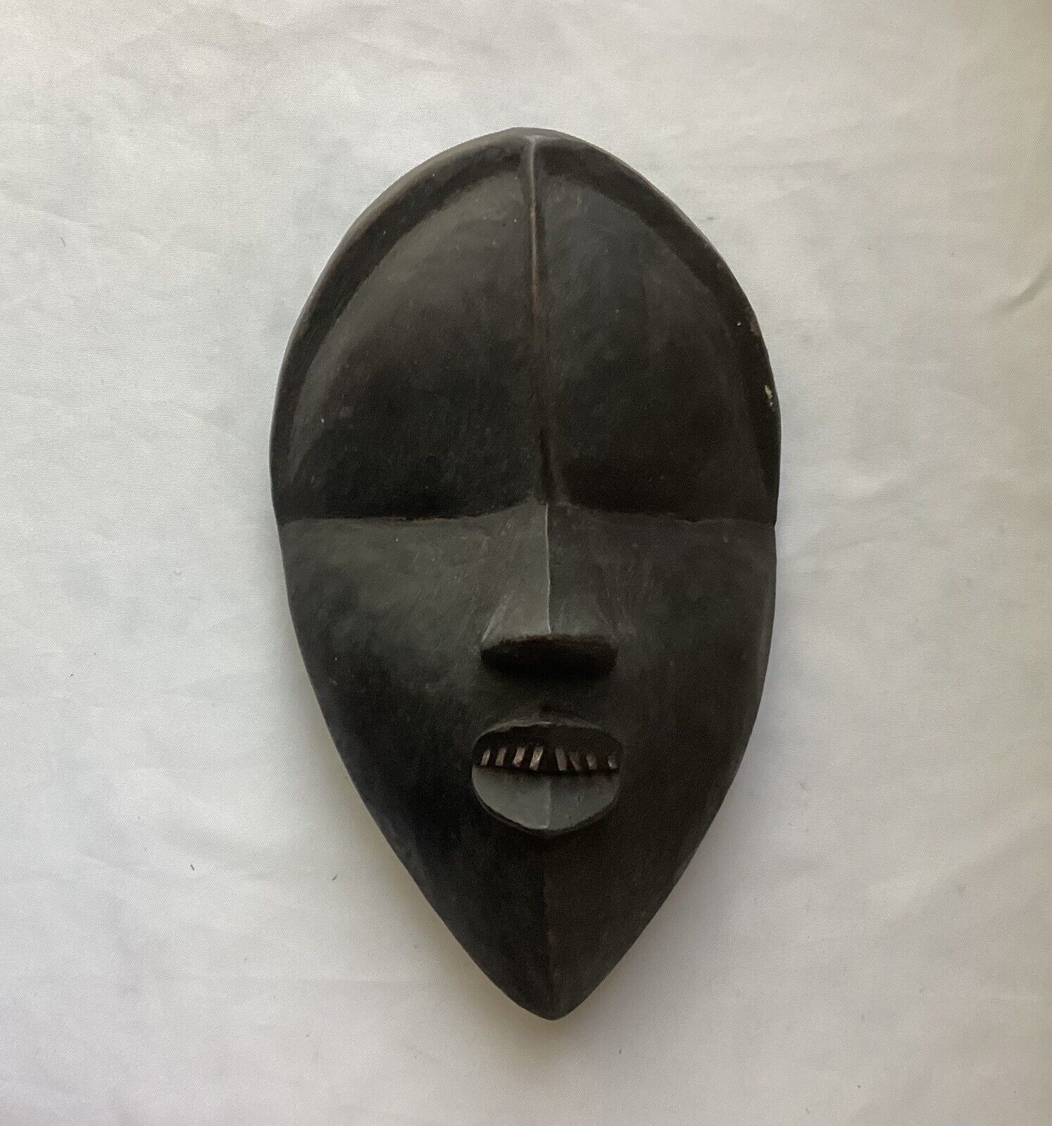 Vintage Early African Wooden Carved Dan Mask