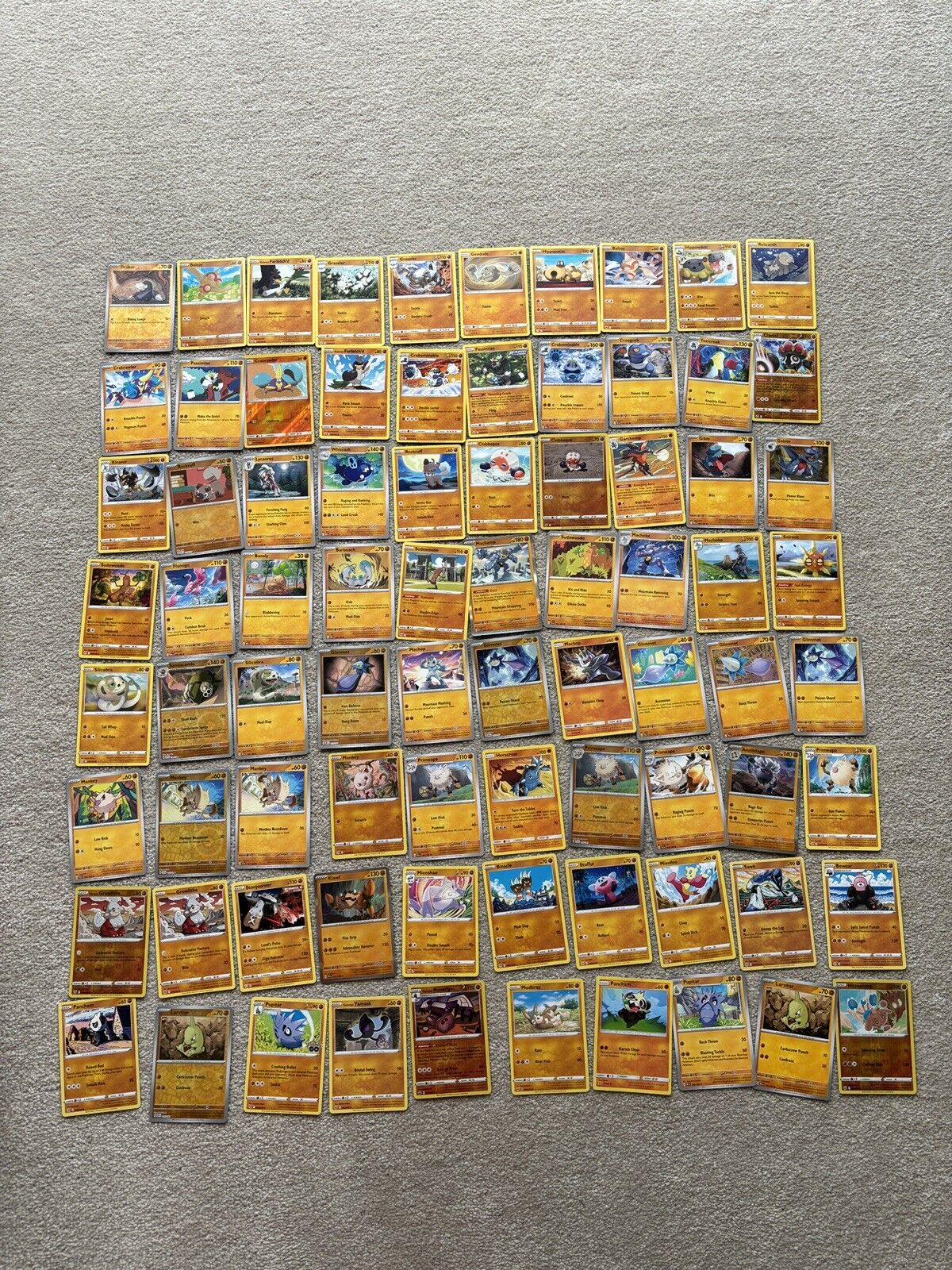 Pokémon TCG - Set of 137 FIGHTING cards