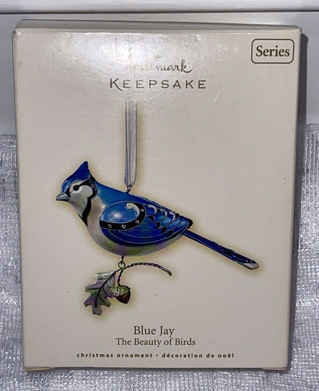 Hallmark Keepsake Beauty of Birds BLUE JAY Ornament 3rd In Series 2007 New