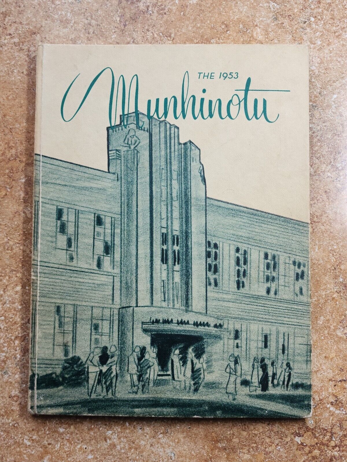 1953 Gresham Union High School Yearbook Oregon OR Munhinotu Year Book Hardcover