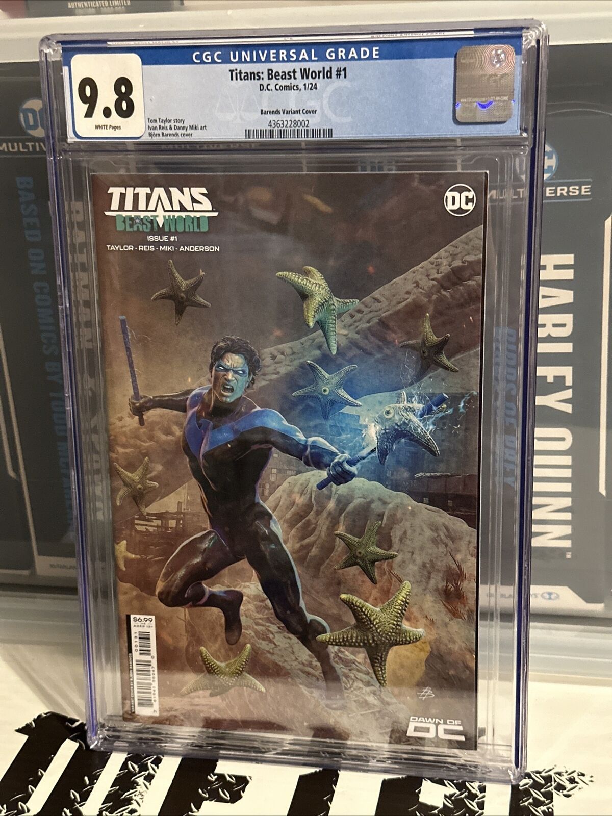 Titans Beast World #1 (Of 6) Cover B Bjorn Barends Card Stock Variant