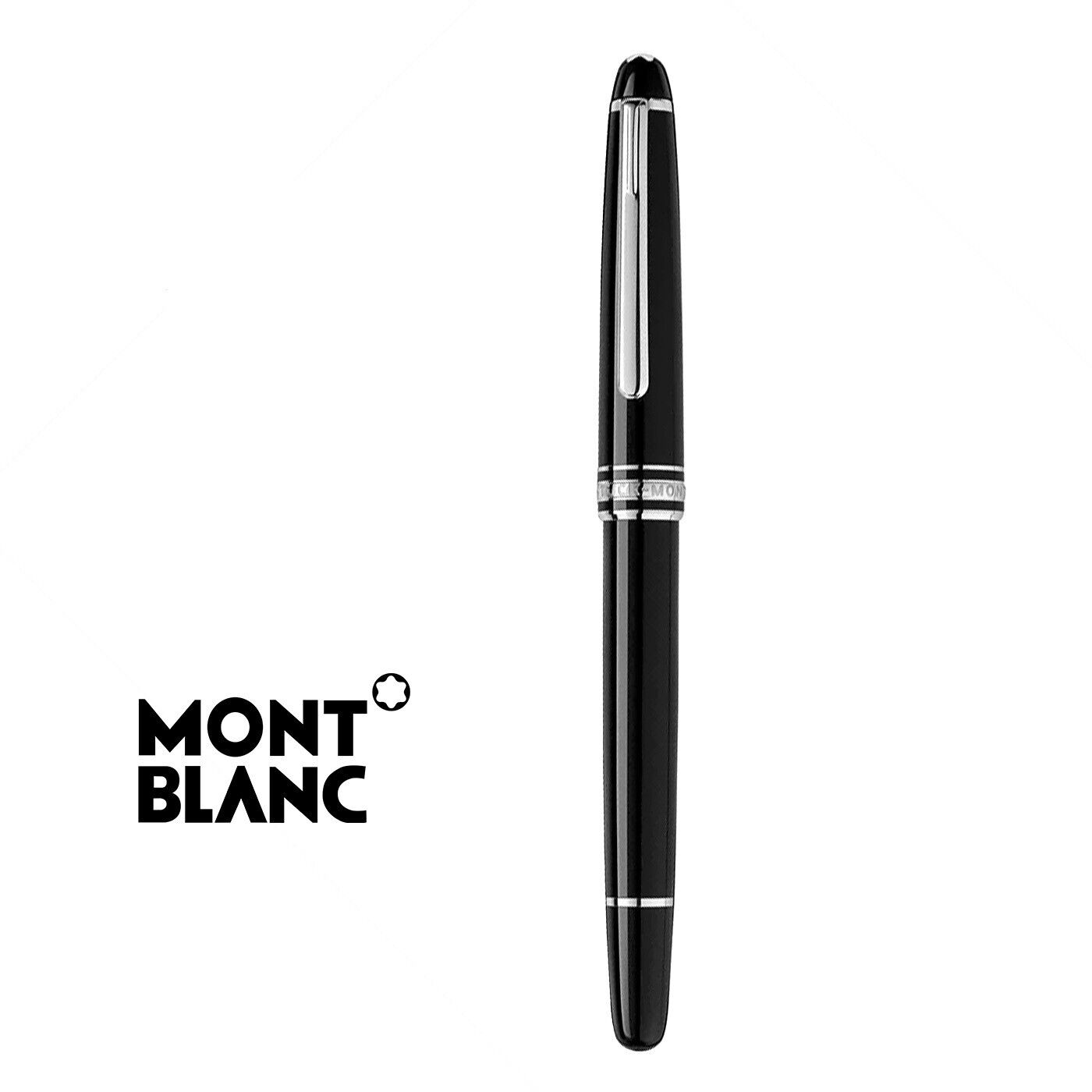NEW Montblanc 163 Meisterstuck Classique Platinum Rollerball  Prime Day Deal