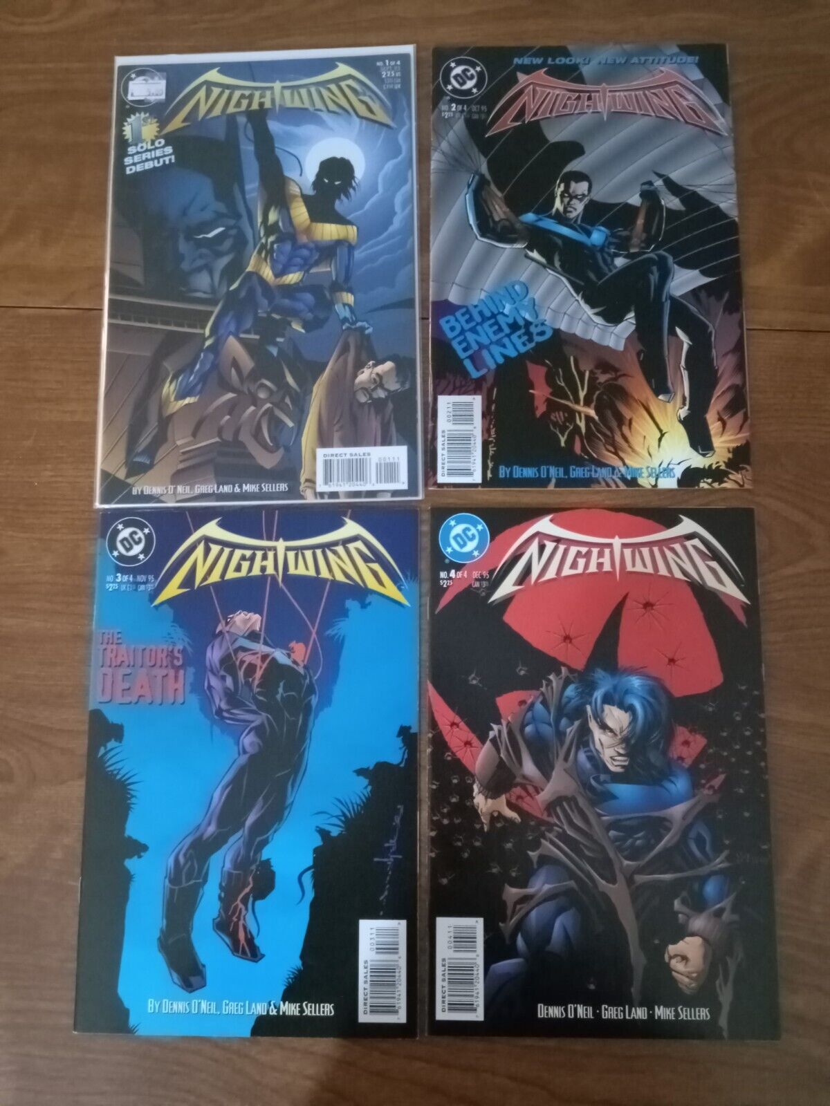 NIGHTWING 1-4 12 3 4 (1995) Vol 1, Solo Dick Grayson, Complete Series
