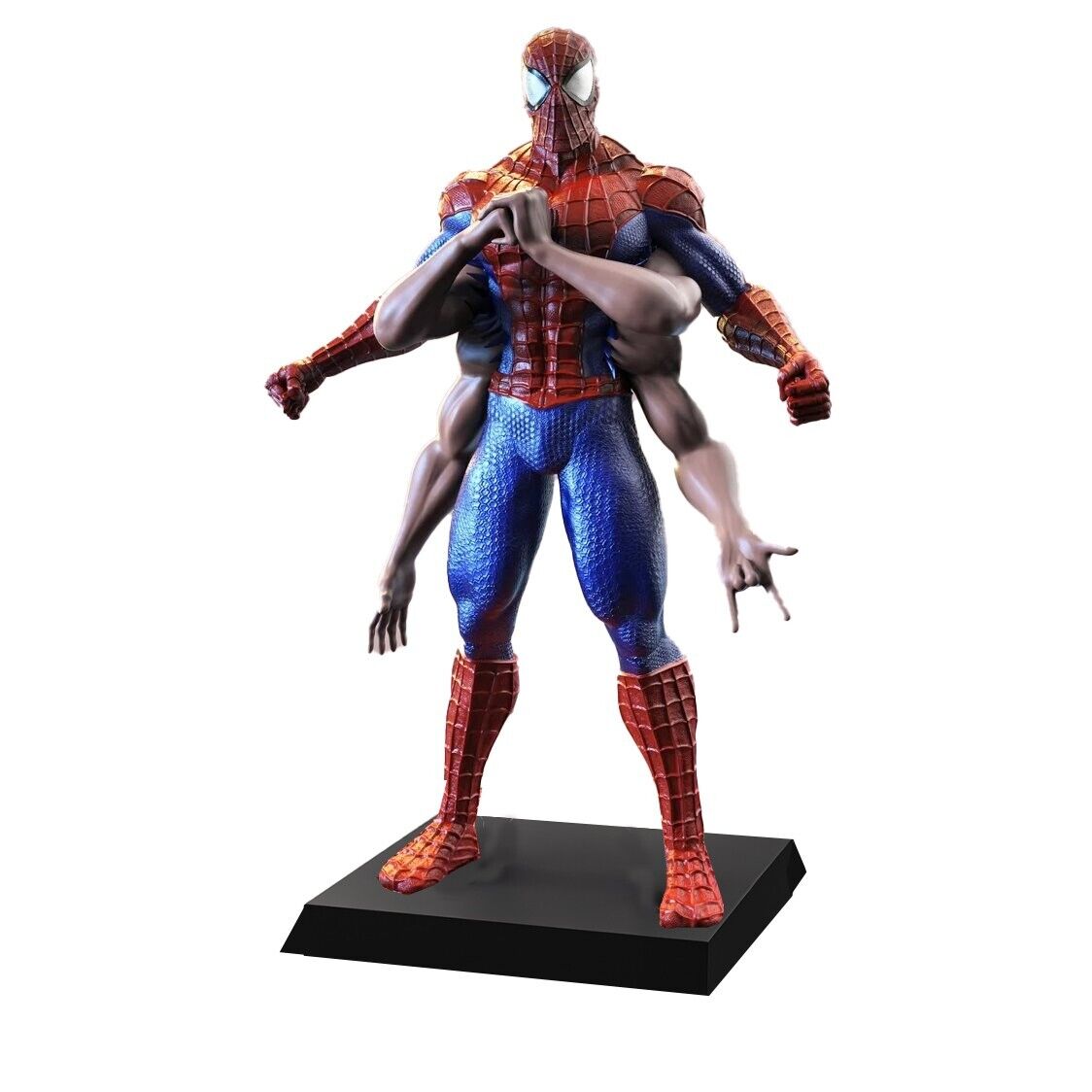 Custom Marvel Figurine Eaglemoss scale Six Arms Spider-Man