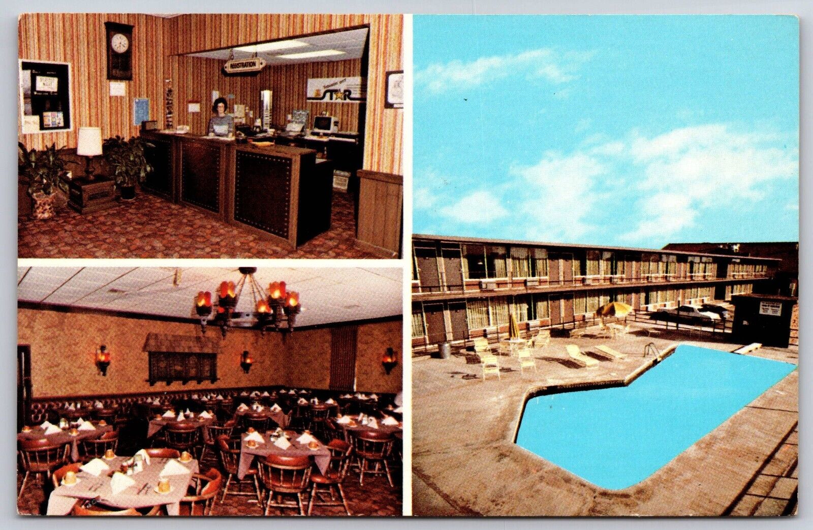 Southern Plains Best Western Motel Anadarko Oklahoma Multi-View Chrome Postcard