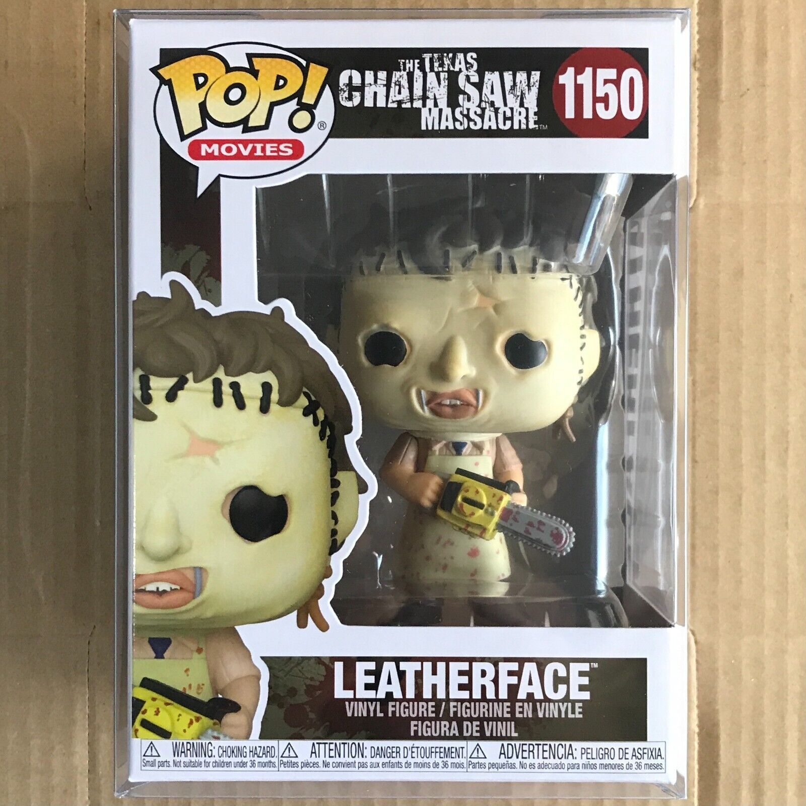Funko Pop Leatherface #1150, The Texas Chainsaw Massacre, Horror Movies