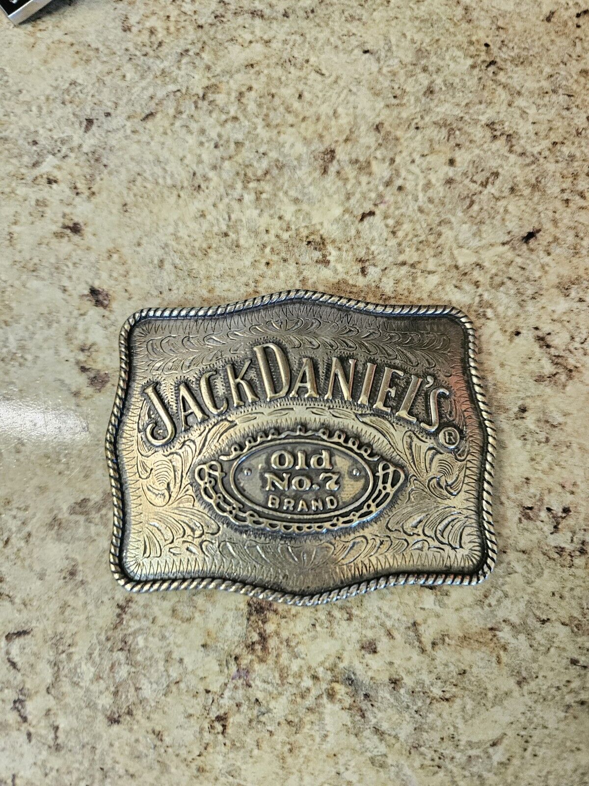Vintage Jack Daniels Old No. 7 Brand , Belt Buckle 